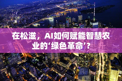 在松滋，AI如何赋能智慧农业的‘绿色革命’？