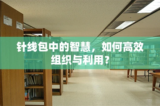 针线包中的智慧，如何高效组织与利用？