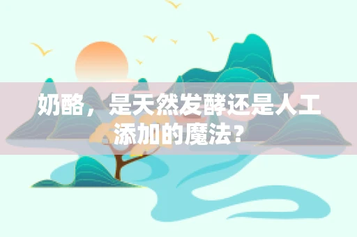 奶酪，是天然发酵还是人工添加的魔法？