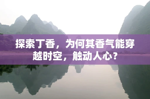 探索丁香，为何其香气能穿越时空，触动人心？