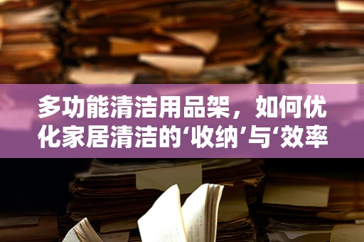 多功能清洁用品架，如何优化家居清洁的‘收纳’与‘效率’？