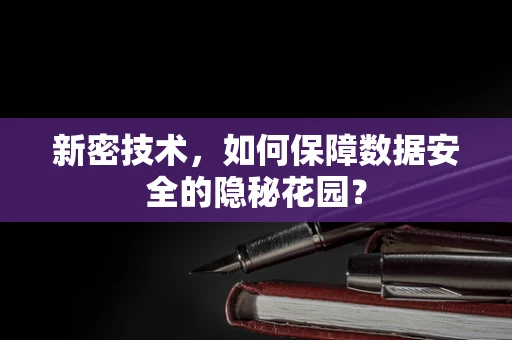 新密技术，如何保障数据安全的隐秘花园？