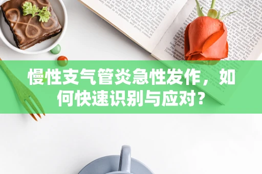 慢性支气管炎急性发作，如何快速识别与应对？