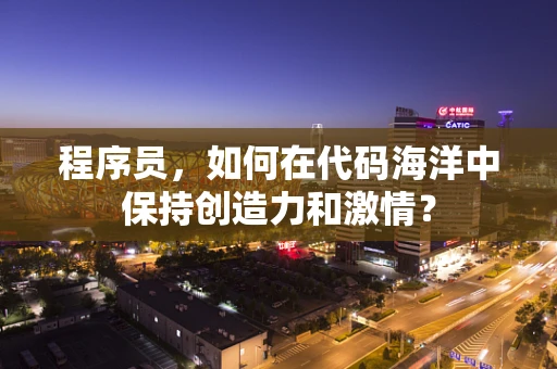 程序员，如何在代码海洋中保持创造力和激情？